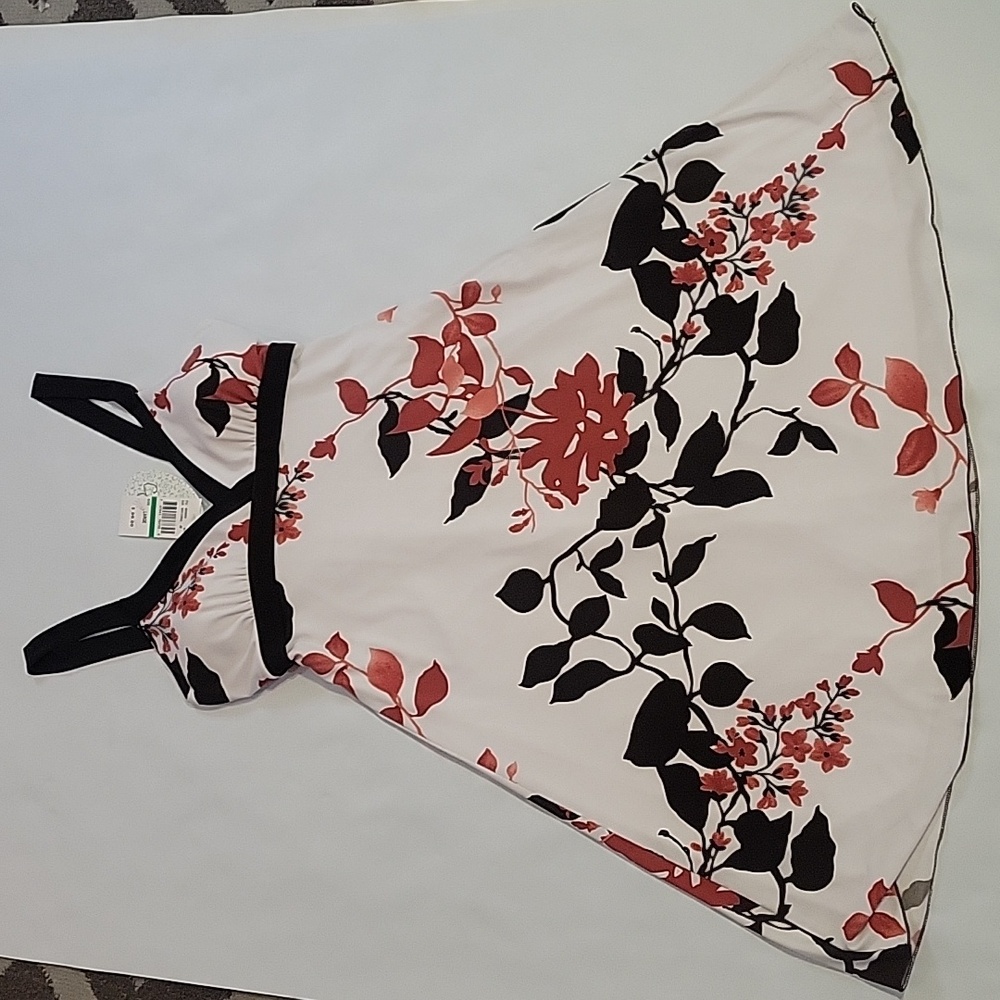 NWT VTG Speechless Floral 🌺Dress Size Large Brown/ Coral